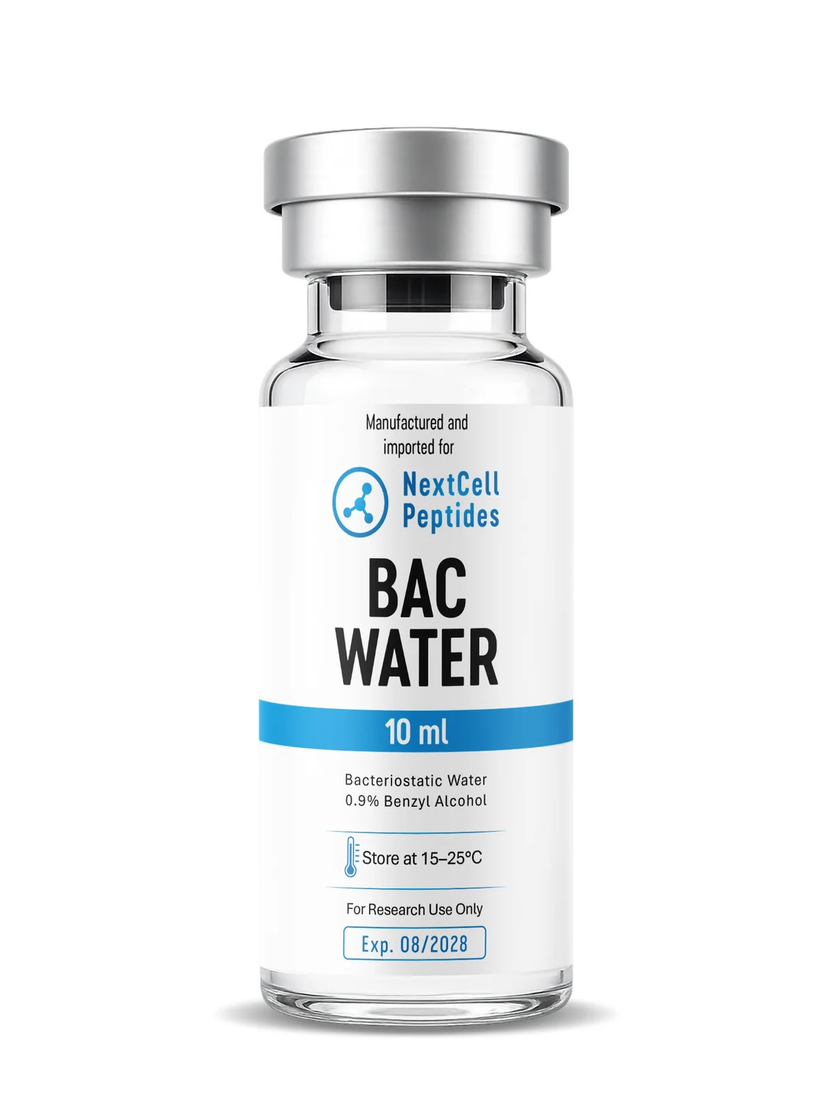 Bacteriostatic Water 10mL (0.9% Benzyl Alcohol)